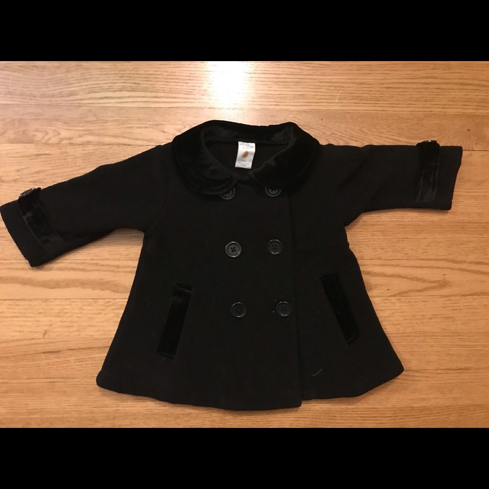 Black pea coat